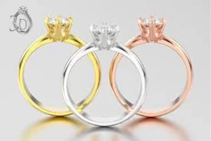 طلای سفید و زرد