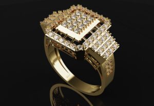 انگشتر سه بعدی
