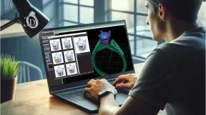 طراحی انگشتر سه بعدی با ماتریکس