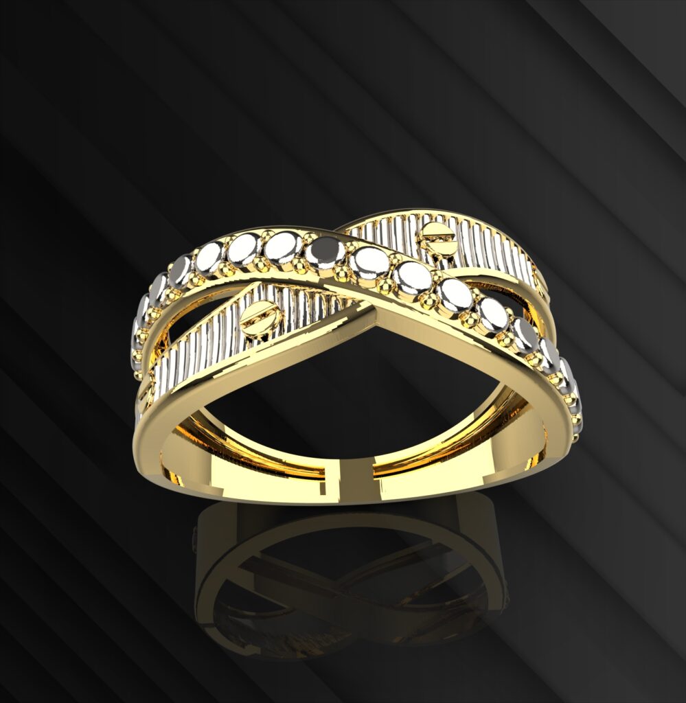 فایل سه بعدی انگشتر کارتیه لاو تراش خور مدل RC4