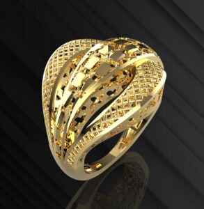 فایل سه بعدی انگشتر فیوژن تراش خور مدل RF10