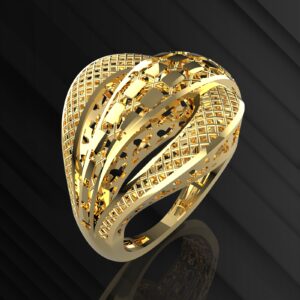 فایل سه بعدی انگشتر فیوژن تراش خور مدل RF10