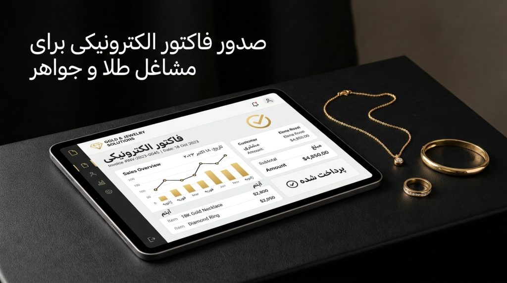 صورتحساب الکترونیکی طلا و جواهر