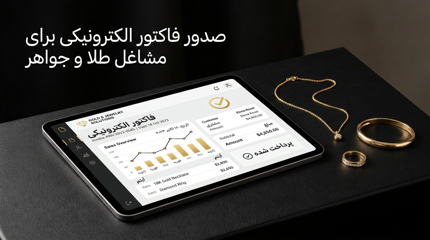 صورتحساب الکترونیکی طلا و جواهر